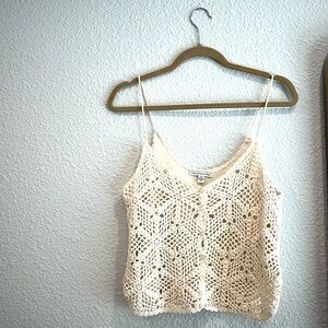 American Eagle Crochet Top